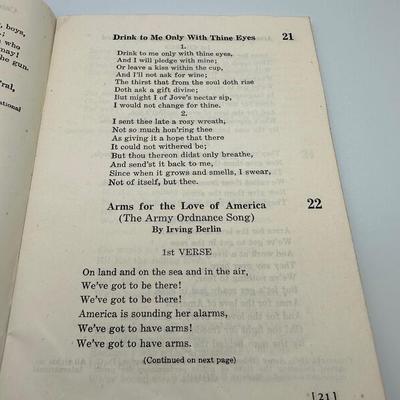 1941 Army Song Books (2)