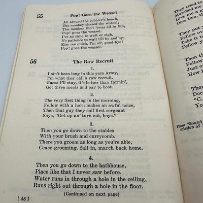 1941 Army Song Books (2)