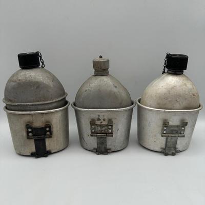 WW2 Canteens. (3 total).