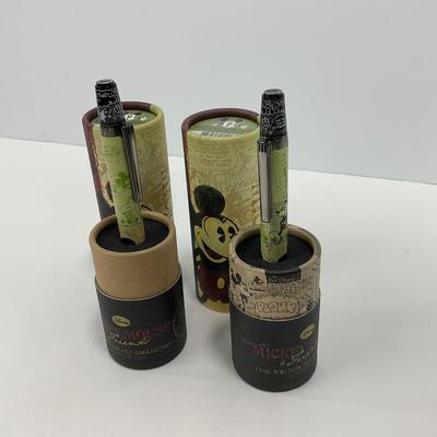 -171- DESK | Mickey Mouse Ballpoint Pens In Packaging