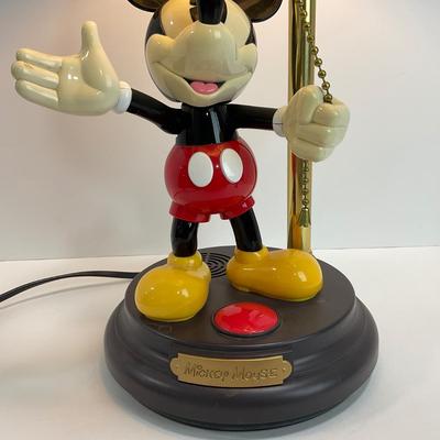 -177- COLLECTIBLE | Animatronic Mickey Mouse Lamp