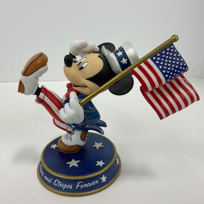 -181- DANBURY MINT | Mickey Mouse â€œStars And Stripes Foreverâ€ Figure