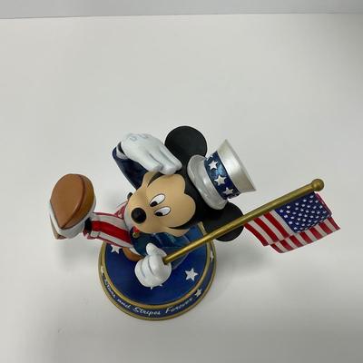 -181- DANBURY MINT | Mickey Mouse â€œStars And Stripes Foreverâ€ Figure