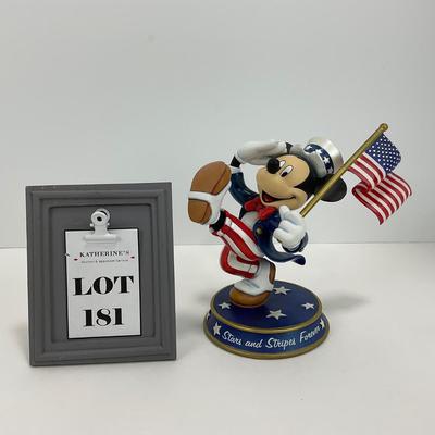 -181- DANBURY MINT | Mickey Mouse â€œStars And Stripes Foreverâ€ Figure