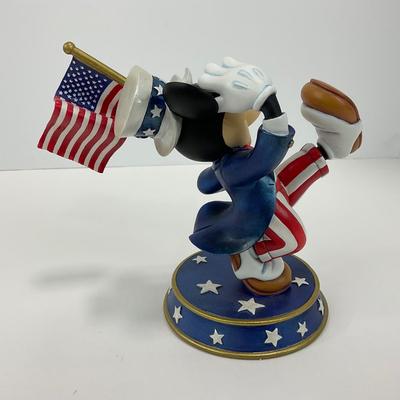 -181- DANBURY MINT | Mickey Mouse â€œStars And Stripes Foreverâ€ Figure