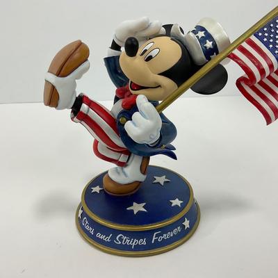 -181- DANBURY MINT | Mickey Mouse â€œStars And Stripes Foreverâ€ Figure