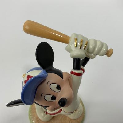 -186- LENOX | Disney â€œMickey Mouse Up At Batâ€ Figure