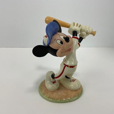 -186- LENOX | Disney â€œMickey Mouse Up At Batâ€ Figure