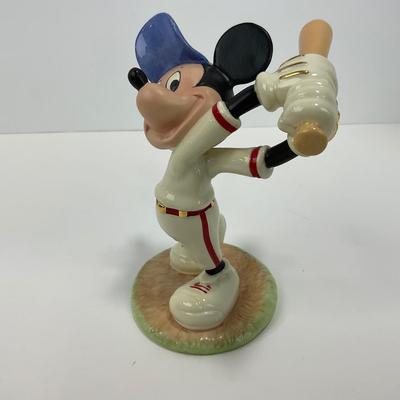 -186- LENOX | Disney â€œMickey Mouse Up At Batâ€ Figure