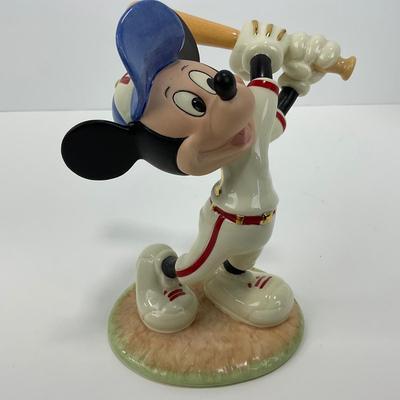 -186- LENOX | Disney â€œMickey Mouse Up At Batâ€ Figure
