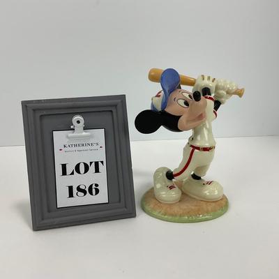 -186- LENOX | Disney â€œMickey Mouse Up At Batâ€ Figure