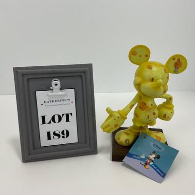 -189- COLLECTIBLE | Mickey InspEARations â€œBig Cheeseâ€ Figure