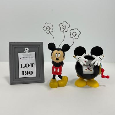 -190- COLLECTIBLE | Mickey Mouse Photo Holder & Ornament Toy