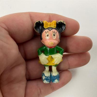 -192- COLLECTIBLE | Vintage Disney Mickey Mouse, Minnie Mouse, & Donald Duck Figures