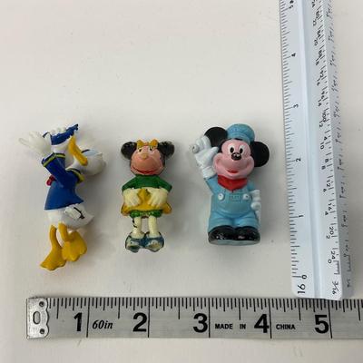 -192- COLLECTIBLE | Vintage Disney Mickey Mouse, Minnie Mouse, & Donald Duck Figures