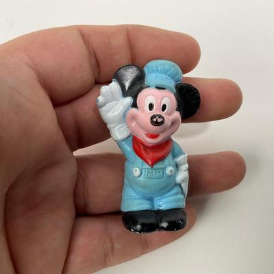 -192- COLLECTIBLE | Vintage Disney Mickey Mouse, Minnie Mouse, & Donald Duck Figures