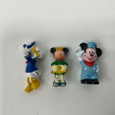 -192- COLLECTIBLE | Vintage Disney Mickey Mouse, Minnie Mouse, & Donald Duck Figures
