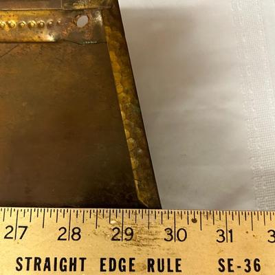 Antique German wall hanging letter mail sorter, organizer, metal wall organizer, home office organizer