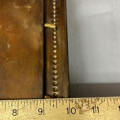 Antique German wall hanging letter mail sorter, organizer, metal wall organizer, home office organizer