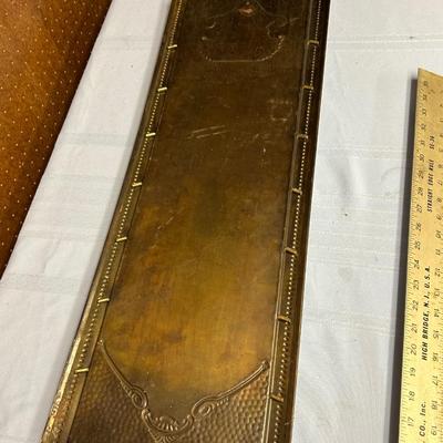 Antique German wall hanging letter mail sorter, organizer, metal wall organizer, home office organizer