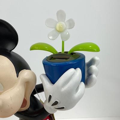 -196- GARDEN | Mickey Solar Motion Garden Statue