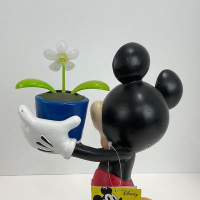 -196- GARDEN | Mickey Solar Motion Garden Statue