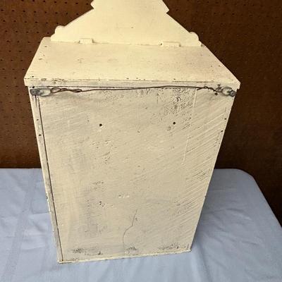 Wall Cabinet, Medical, Old Shaving or Medicine Shelf with Door and Shelves