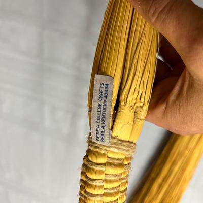 Lot of 2 Vintage Berea College Crafts Student Industries Broom Kentucky