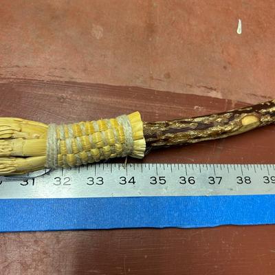 Lot of 2 Vintage Berea College Crafts Student Industries Broom Kentucky