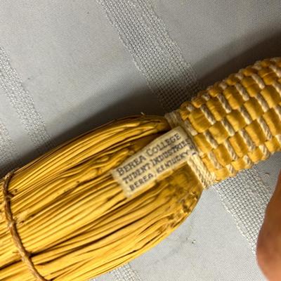 Lot of 2 Vintage Berea College Crafts Student Industries Broom Kentucky