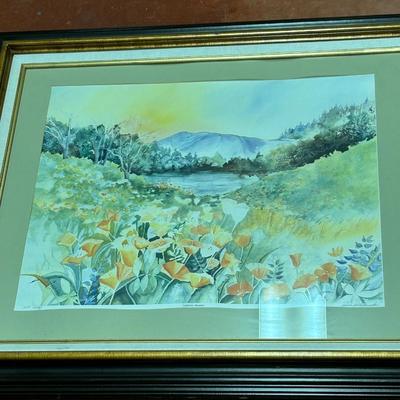 Signed artist proof 15/68 - CALIFORNIA MEADOWS