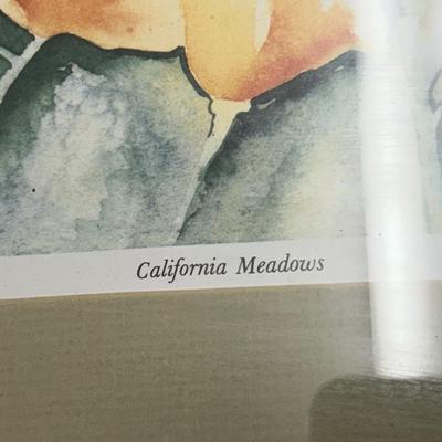 Signed artist proof 15/68 - CALIFORNIA MEADOWS