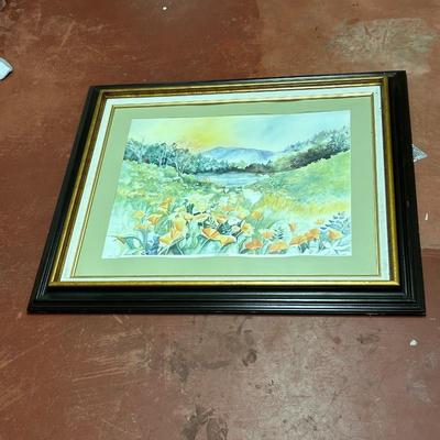 Signed artist proof 15/68 - CALIFORNIA MEADOWS