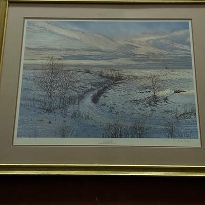 John Blake Bergers On Lovely Creek Lithograph