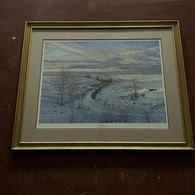 John Blake Bergers On Lovely Creek Lithograph