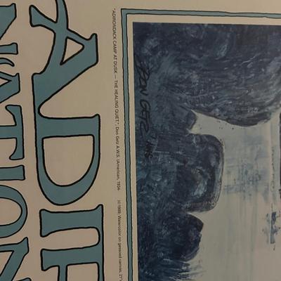 Pc Don Getz-Signed ADIRONDACKS NATIONAL EXHIBITION POSTERS American Watercolors Old Forge, NY