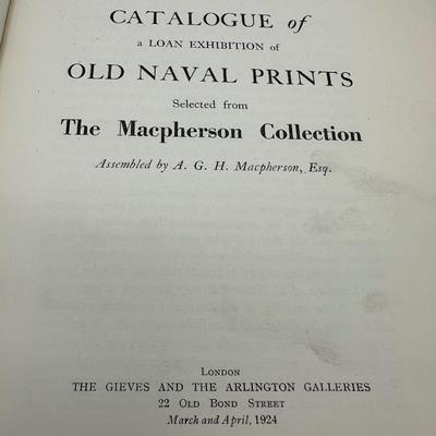 Catalog of Old Naval Prints