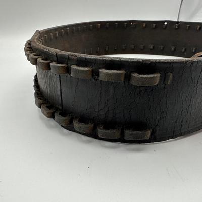 Early Leather Ammo Belt