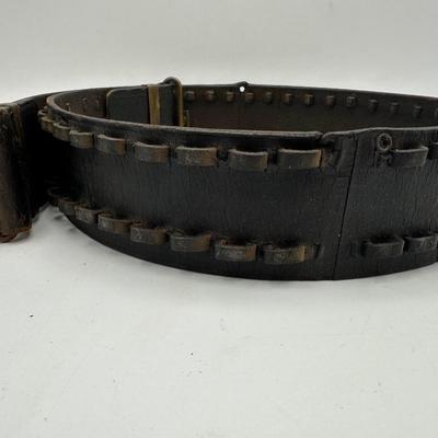 Early Leather Ammo Belt