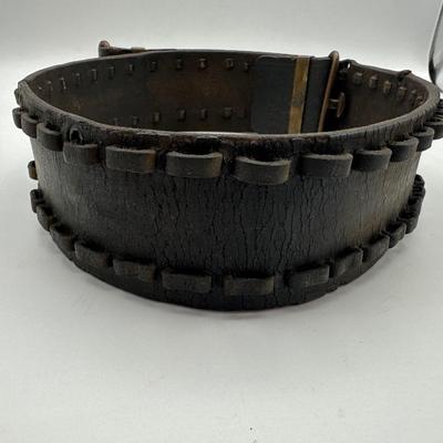 Early Leather Ammo Belt