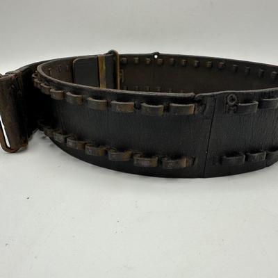 Early Leather Ammo Belt