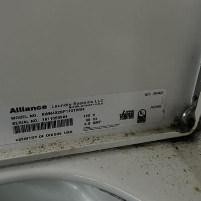 Alliance, speed queen washing machine.