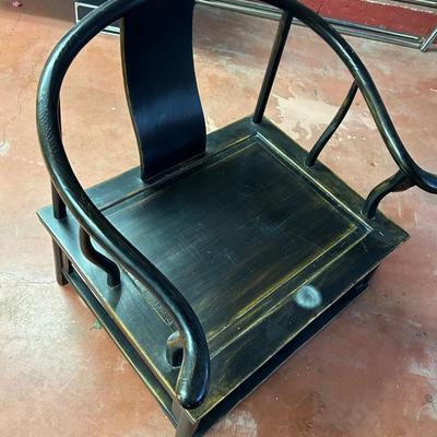 Antique Chinese Low Meditation Chair - Early 20th Century