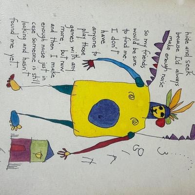 Hide and seek art print