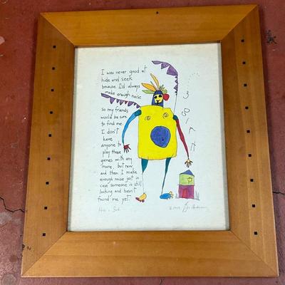 Hide and seek art print