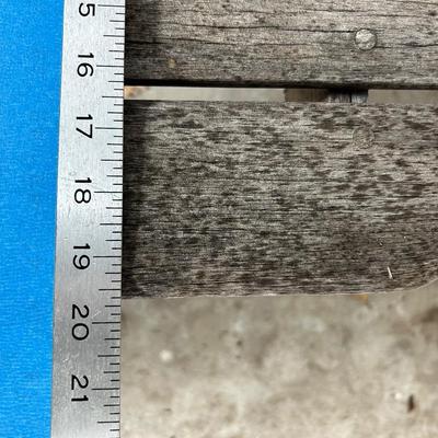 Outdoor wooden table or plant stand