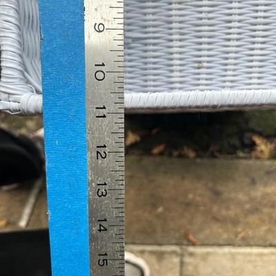 Pier 1 Collin tiered light blue color Basket stand.