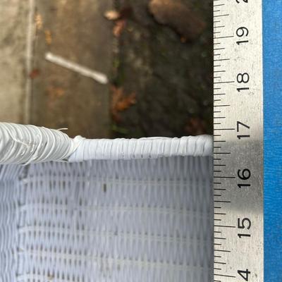 Pier 1 Collin tiered light blue color Basket stand.