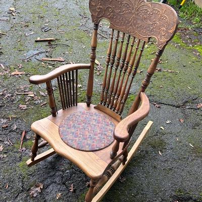 Antique rocking chair
