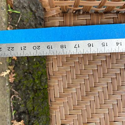 Wicker weave chair, outdoor patio chair